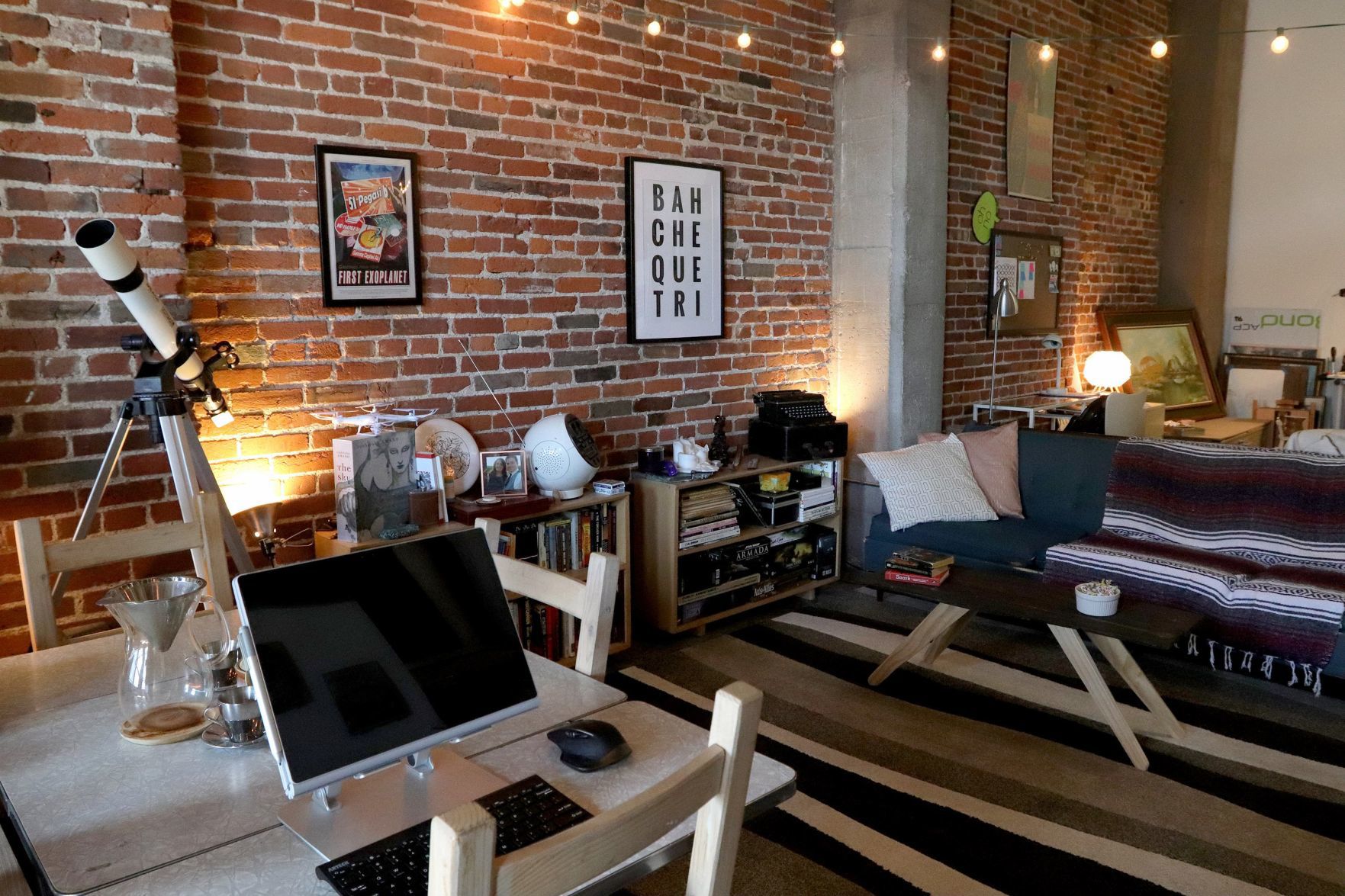 At Home in a Downtown loft